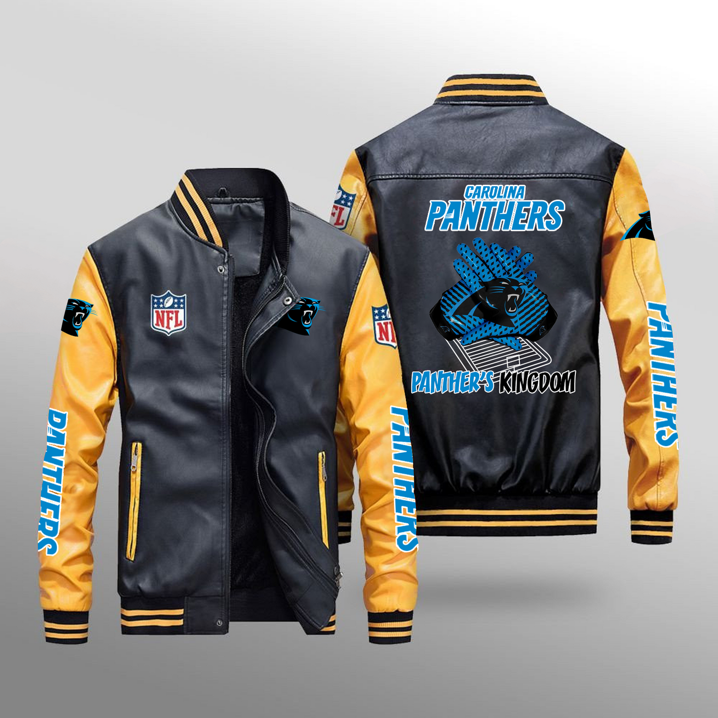 CAR x NFL Leather Bomber Jacket DATND TANTD