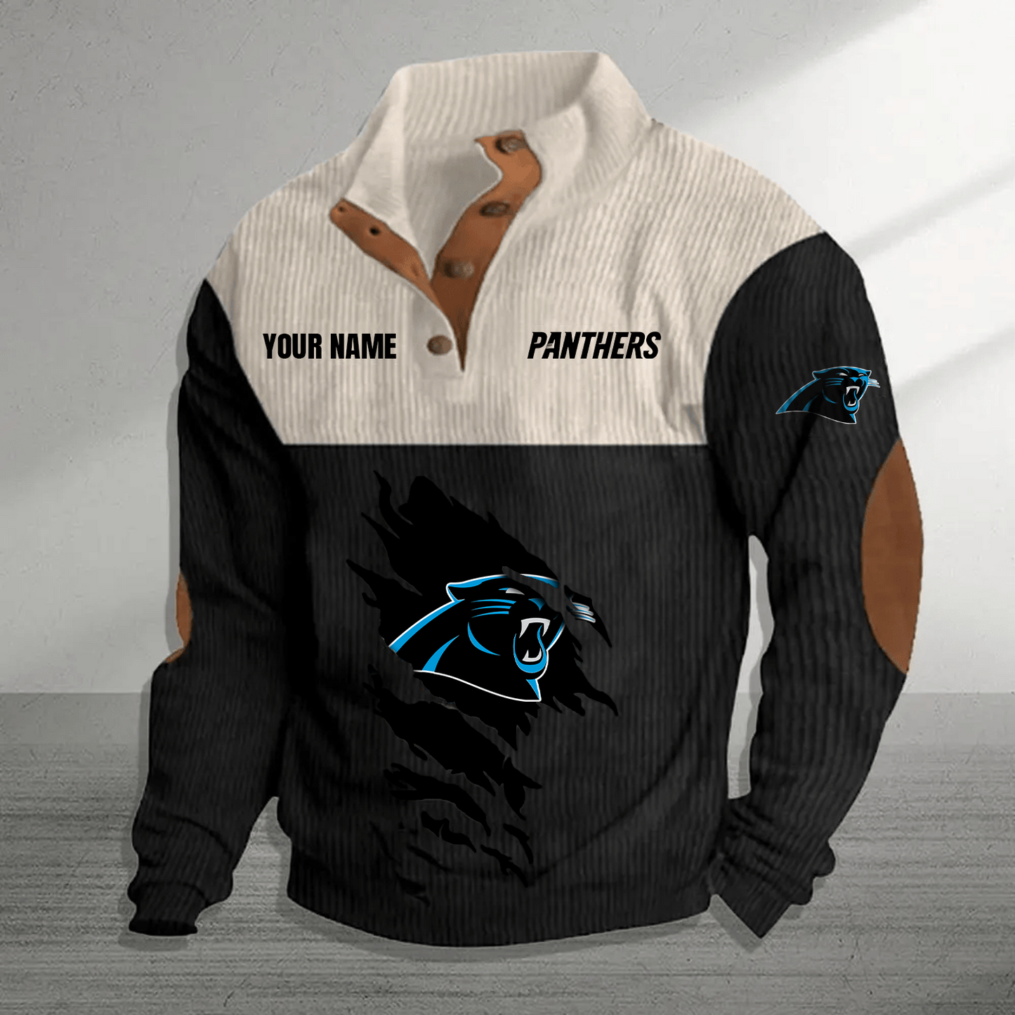 CAR x NFL Premium Personalized Game-Day Pullover DATND TANTD