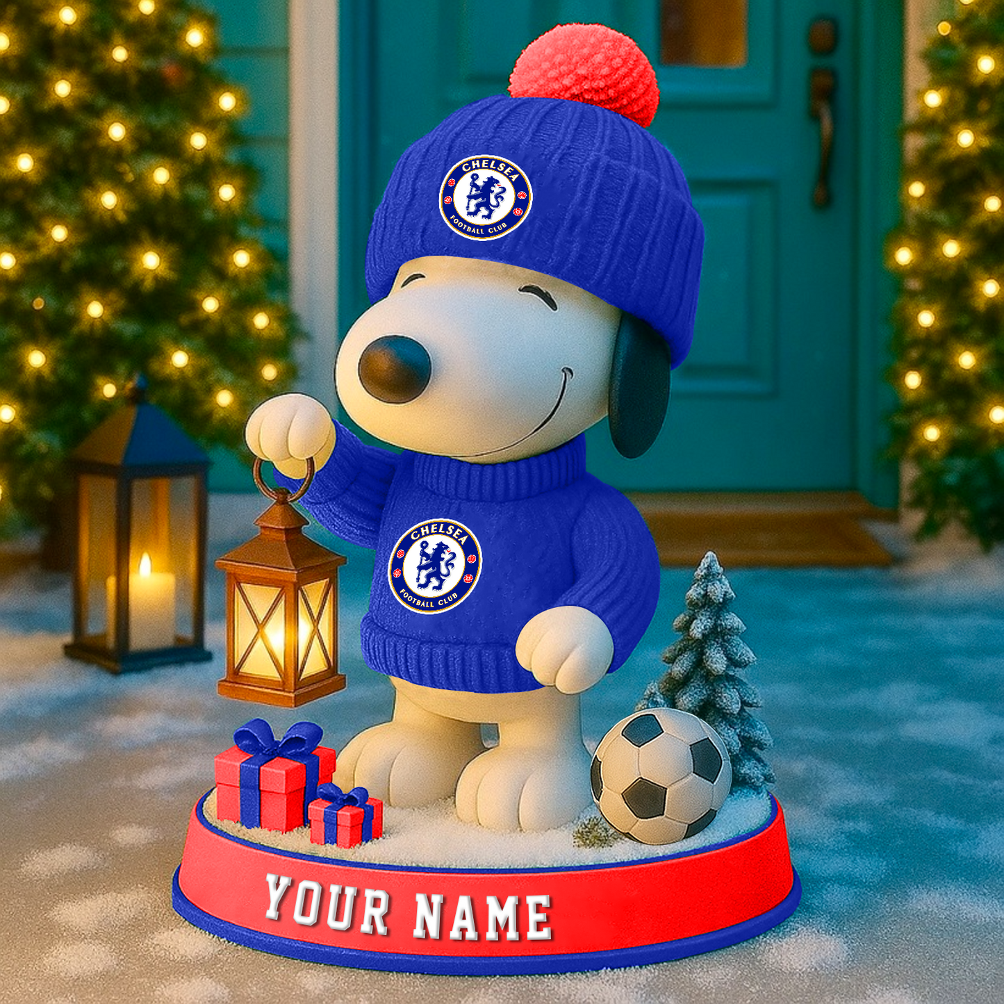 CHE X EPL Christmas Snoopy Fan Light Statue 2025 V1 NAK NHT 81125
