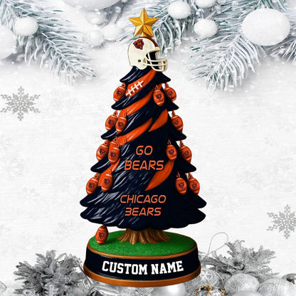 CHI NFL Acrylic Block Gift For Fans DDT CTND