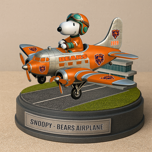 CHI NFL x SNP Airplane Premium Acrylic Plaque DDT CTND