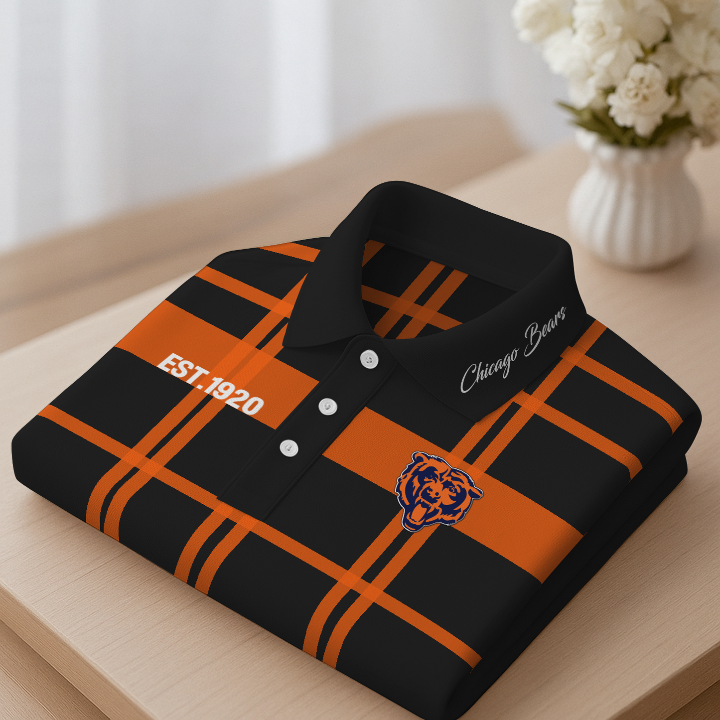 CHI Premium NFL Polo Shirt DatND DVT