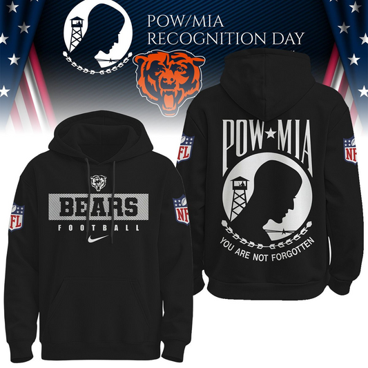 CHI Premium NFL Pow Mia Hoodie DDT CTND