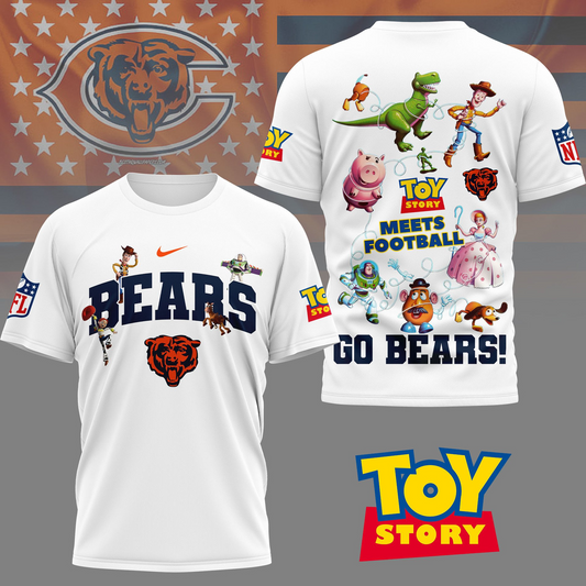 CHI Premium NFL Toy Story Fan 3D Shirt DDT CTND