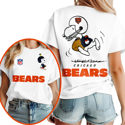 CHI Premium NFL x Peanuts 3D Shirt DDT CTND