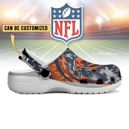 CHI x NFL Crocs Crocband Clogs Shoes DatND DVT