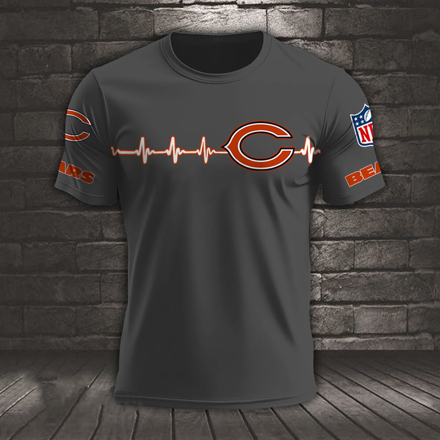 CHI x NFL Heart Rate Map Special 3D Shirt DatND ThuongNH