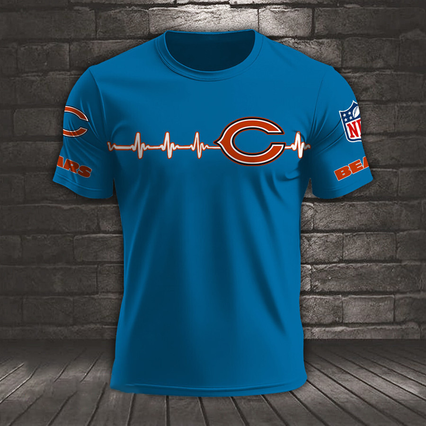 CHI x NFL Heart Rate Map Special 3D Shirt DatND ThuongNH