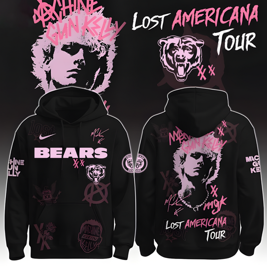 CHI X NFL MGK Lost Americana Tour 2025 Machine Gun Kelly Hoodie T-Shirt NAK THUONGNH