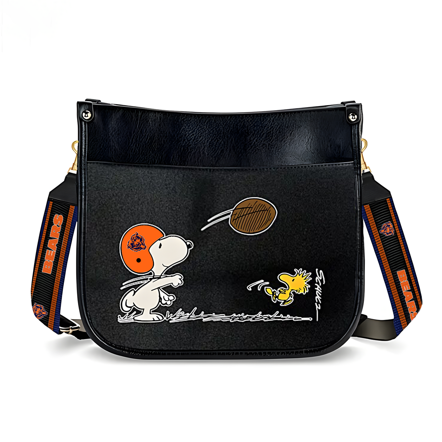 CHI x NFL Peanuts Snoopy Football Shoulder Bag DatND ThuongNH