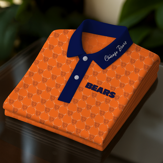 CHI x NFL Premium Polo Shirt 3008 DatND DVT