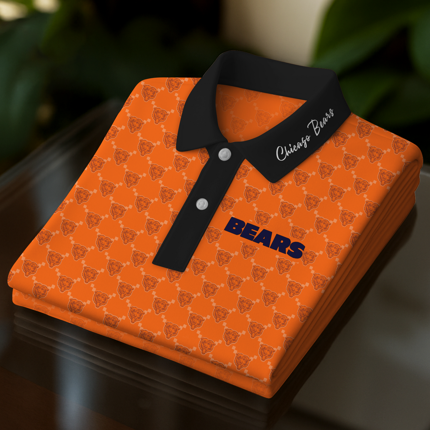 CHI x NFL Premium Polo Shirt 3008 DatND DVT