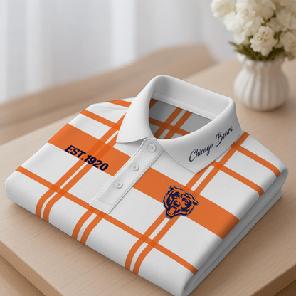 CHI X Premium NFL New Polo Long Sleeve V1 NAK NHT