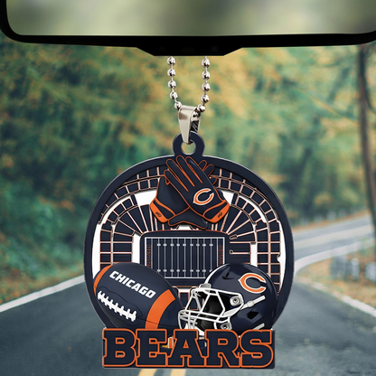CHICAGO BEARS  ORNAMENT CAR NDT