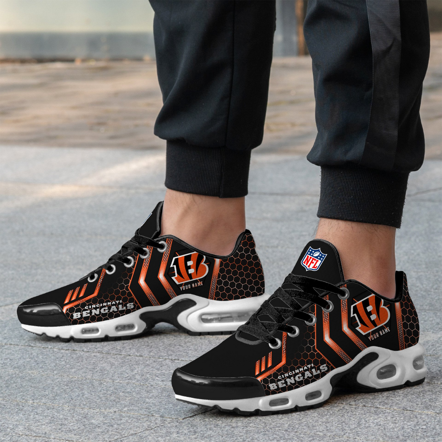 CIN NFL Personalized Air Max Shoes Exclusive DDT CTND