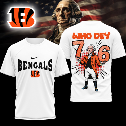 CIN Premium NFL 6-7 7-6 George Washington 3D Shirt DDT 071025 HLPHUONG