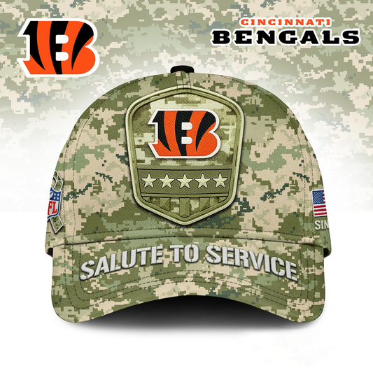 CIN Premium NFL Salute To Service Classic Cap DDT  NTL