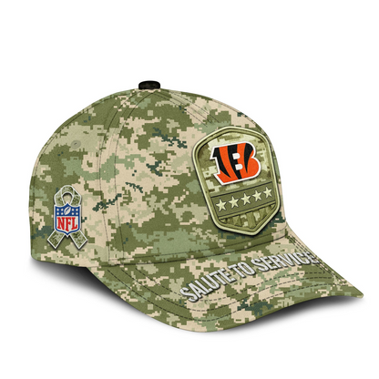 CIN Premium NFL Salute To Service Classic Cap DDT  NTL