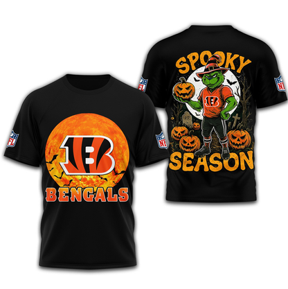 CIN Premium NFL Spooky Season 3D Shirt DDT CTND