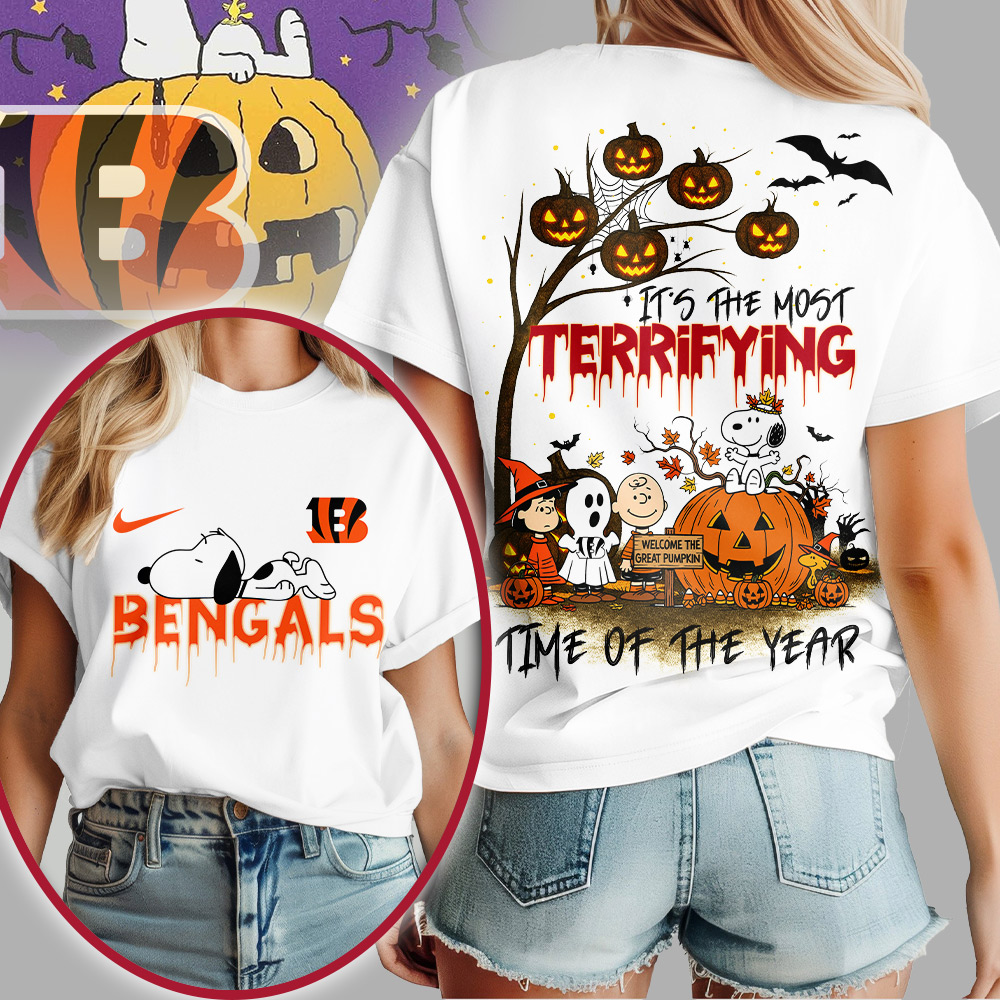 CIN Premium NFL Terrifying Halloween Shirt DDT HLPHUONG