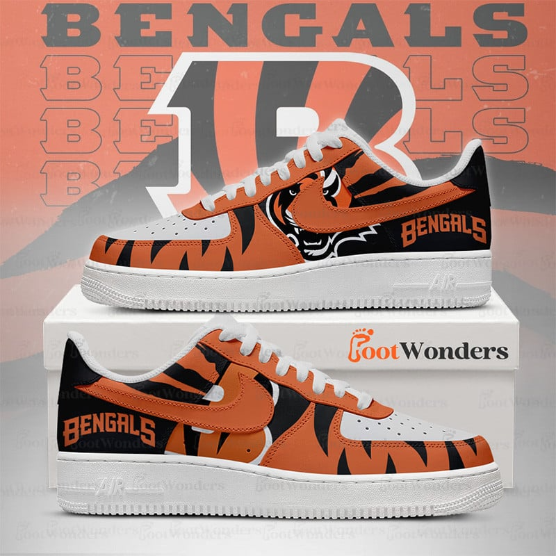 CIN V2 Premium NFL AF1 Sneaker DDT NTL