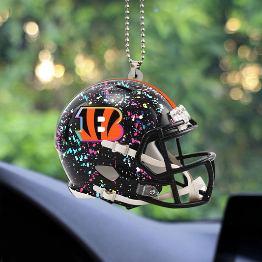 CIN x NFL Custom Shape 2-sided Car Ornament DATND TANTD