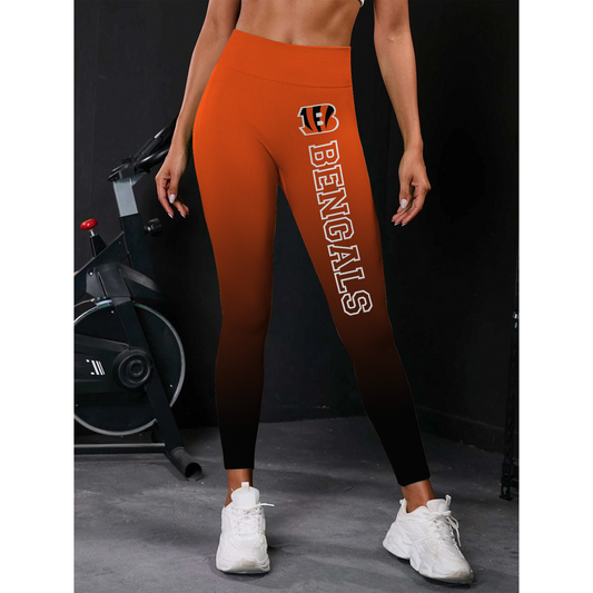 CIN x NFL High Waist Push Up Printed Leggings DATND TANTD