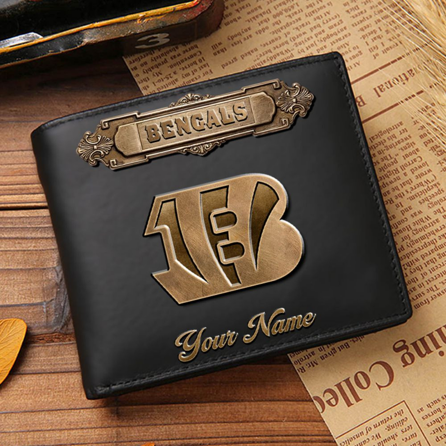 CIN x NFL Premium Leather Wallet DatND DVT