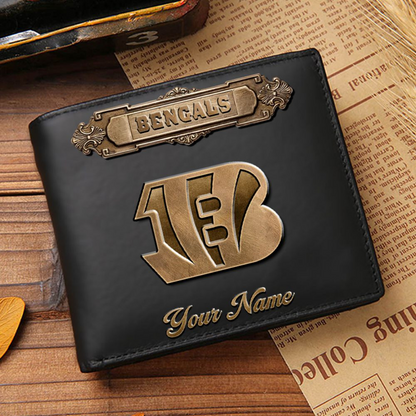 CIN x NFL Premium Leather Wallet DatND DVT