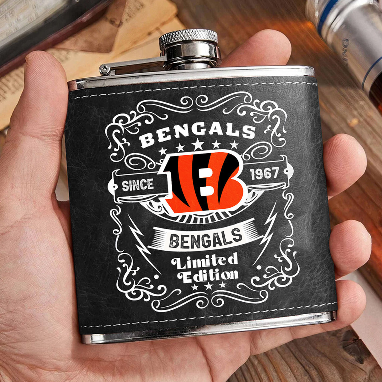 CIN x NFL Stainless Steel Flask DatND ThuongNH