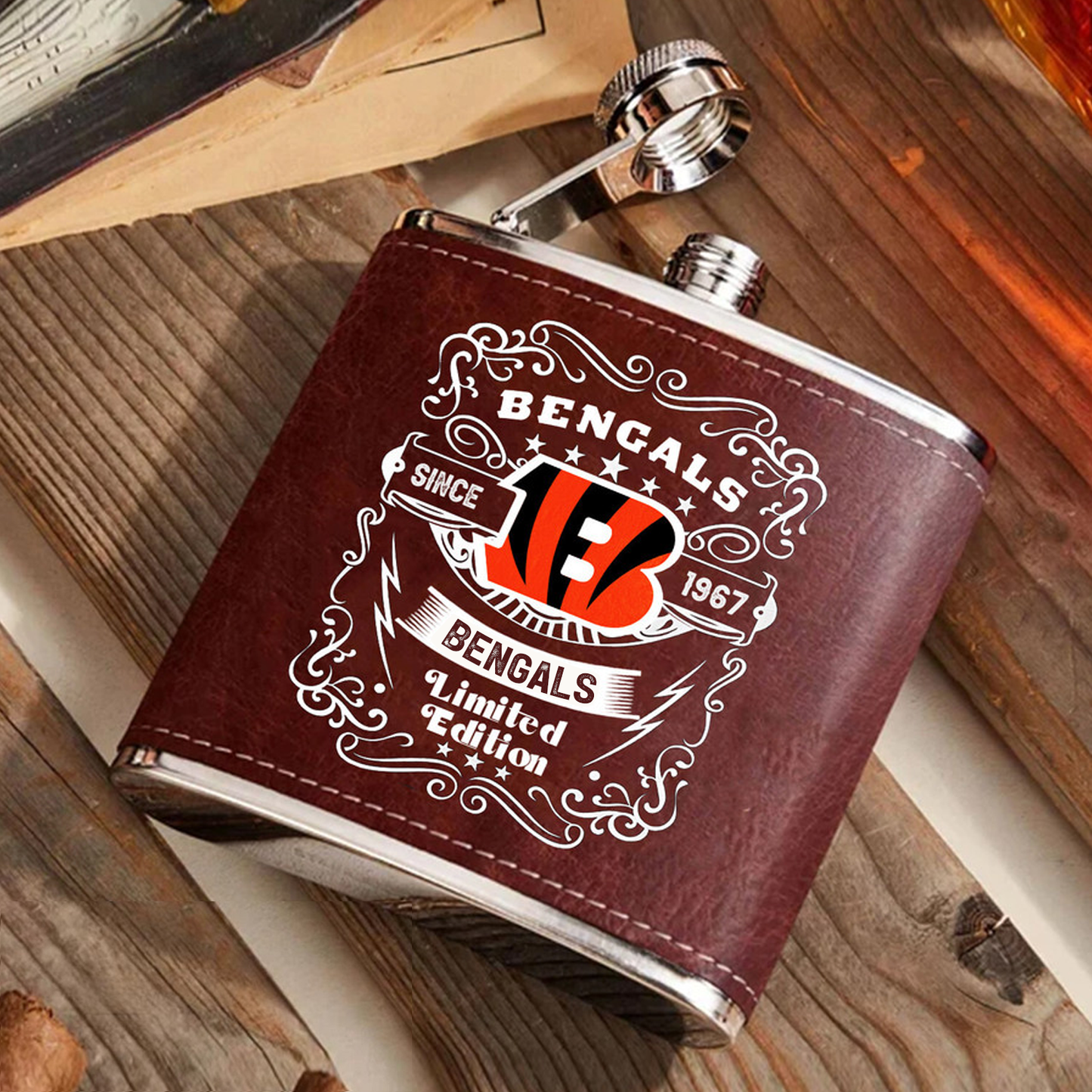 CIN x NFL Stainless Steel Flask DatND ThuongNH