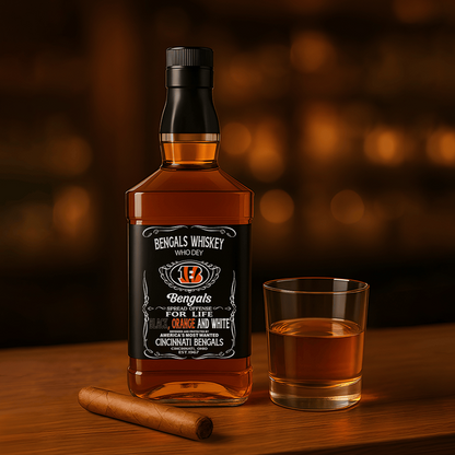 CIN x NFL Whiskey For True Fans Only DATND TANTD