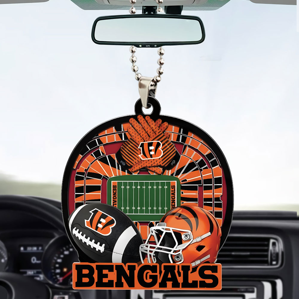 CINCINNATI BENGALS ORNAMENT CAR NDT