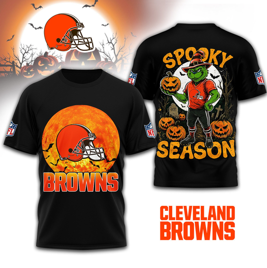 CLE Premium NFL Spooky Season 3D Shirt DDT CTND