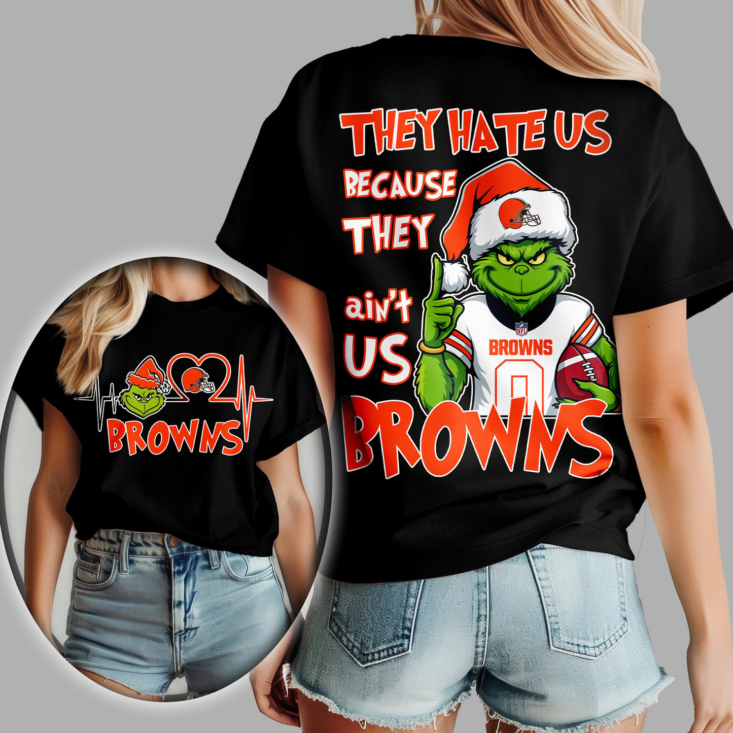 CLE Premium NFL They Hate Us Woman Shirt DDT CTND