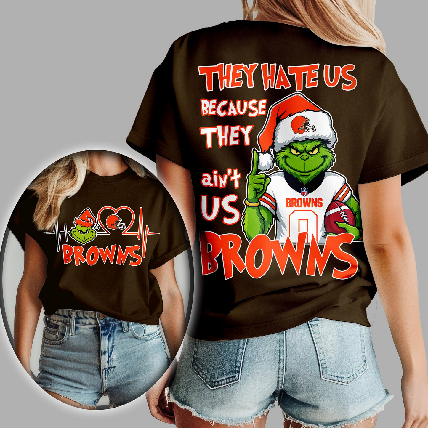 CLE Premium NFL They Hate Us Woman Shirt DDT CTND