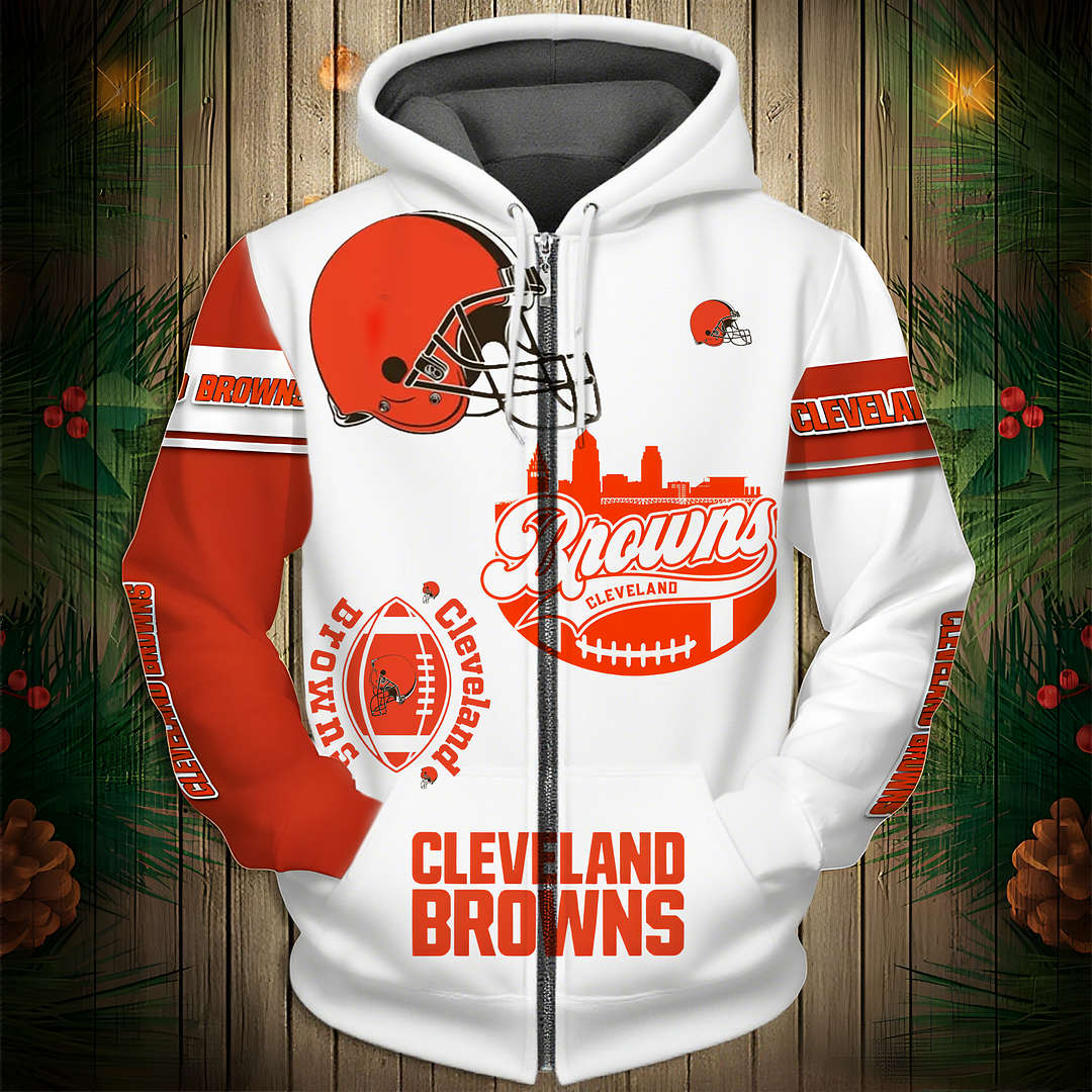 CLE Premium NFL V3 3D Graphic Hoodie DDT NTL