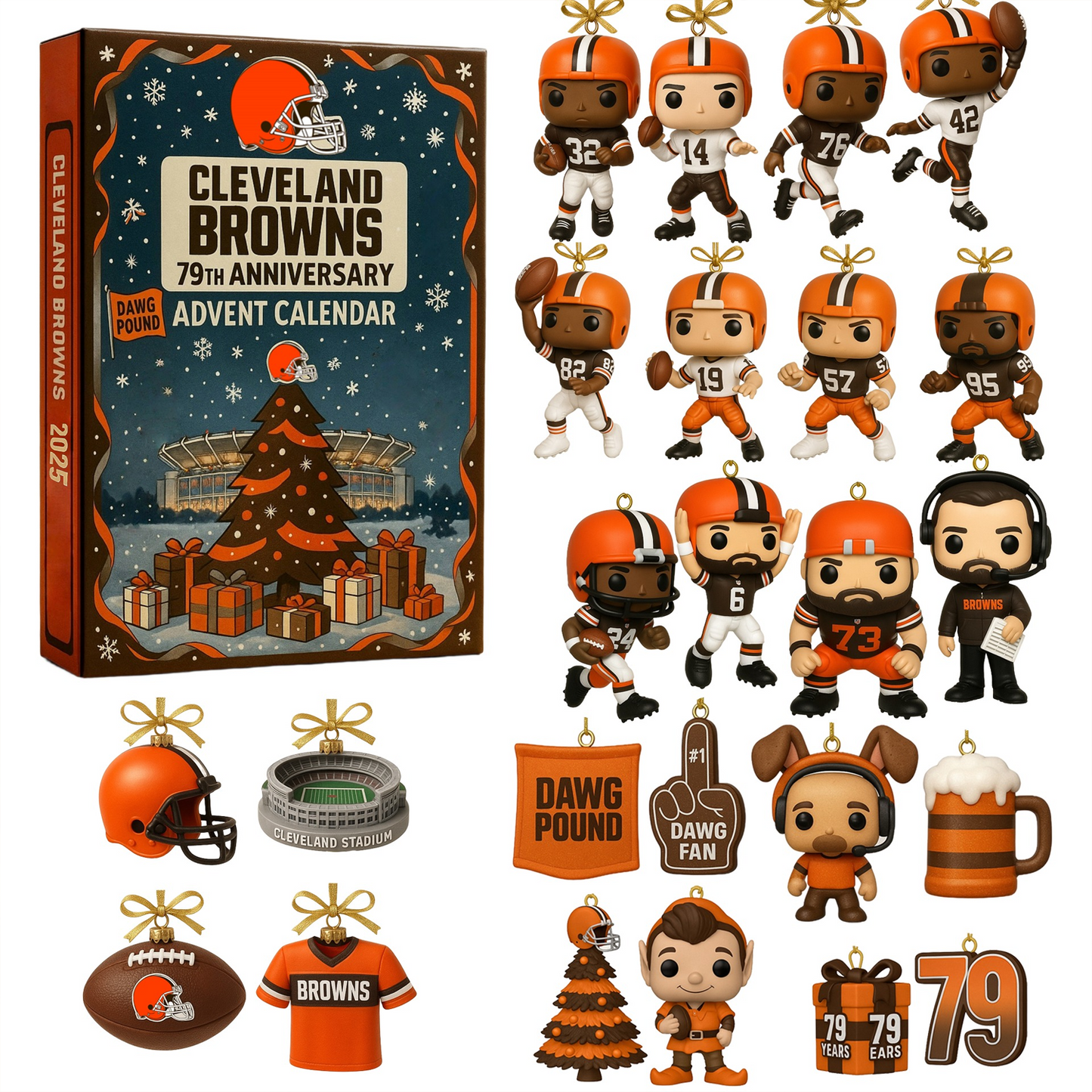 CLE x NFL Anniversary Advent Calendar DATND TANTD