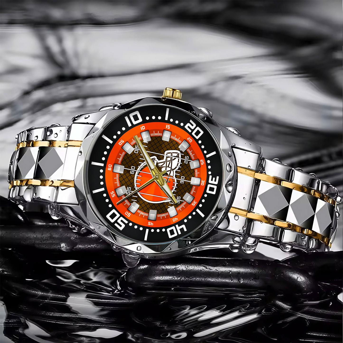 CLE x NFL Camaro Elegant Fashion Design Men Watch DATND TANTD