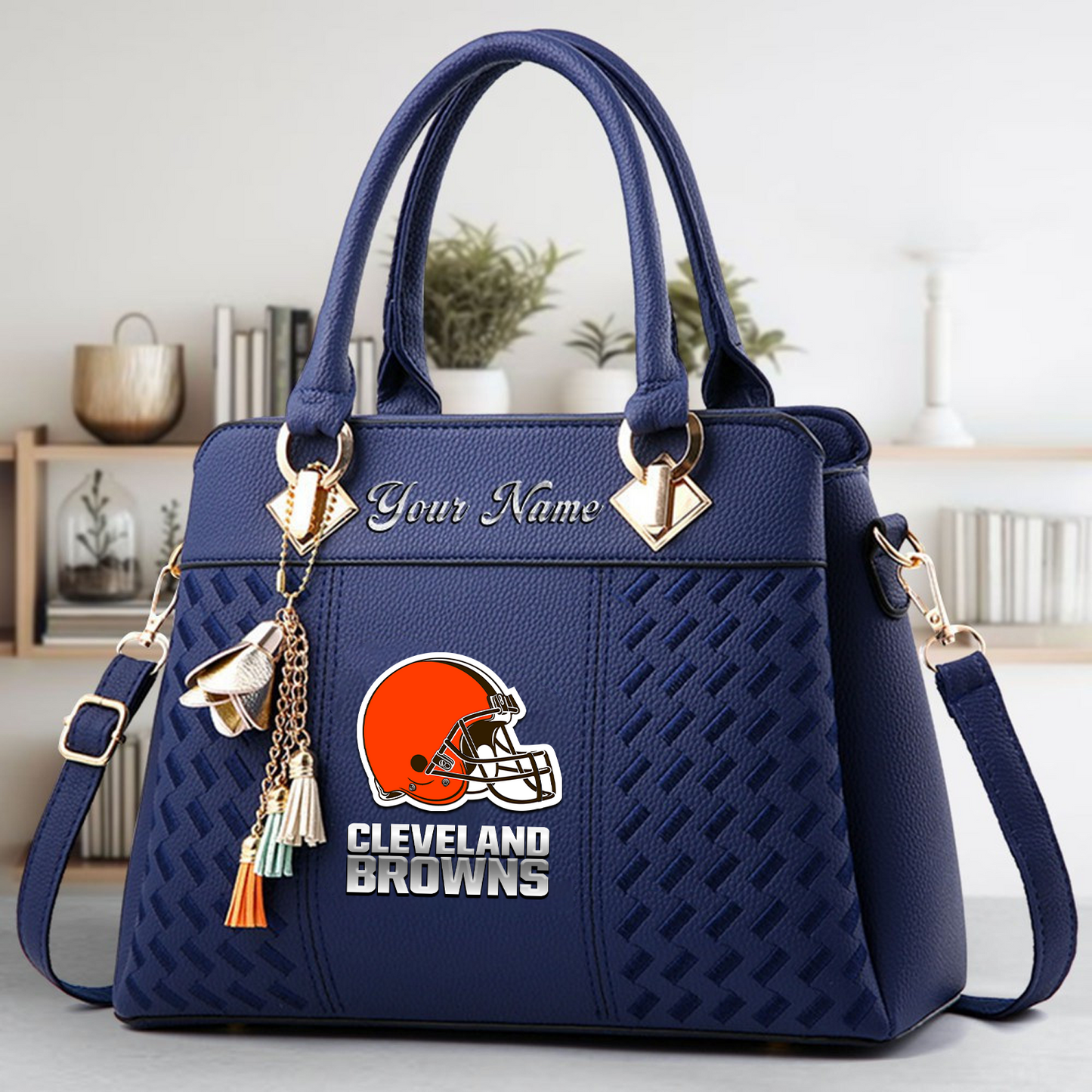 CLE x NFL Leather Bag DATND TANTD