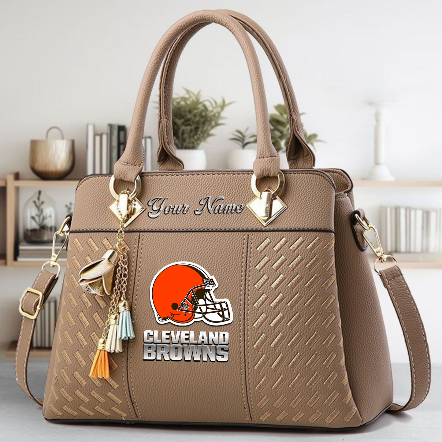 CLE x NFL Leather Bag DATND TANTD