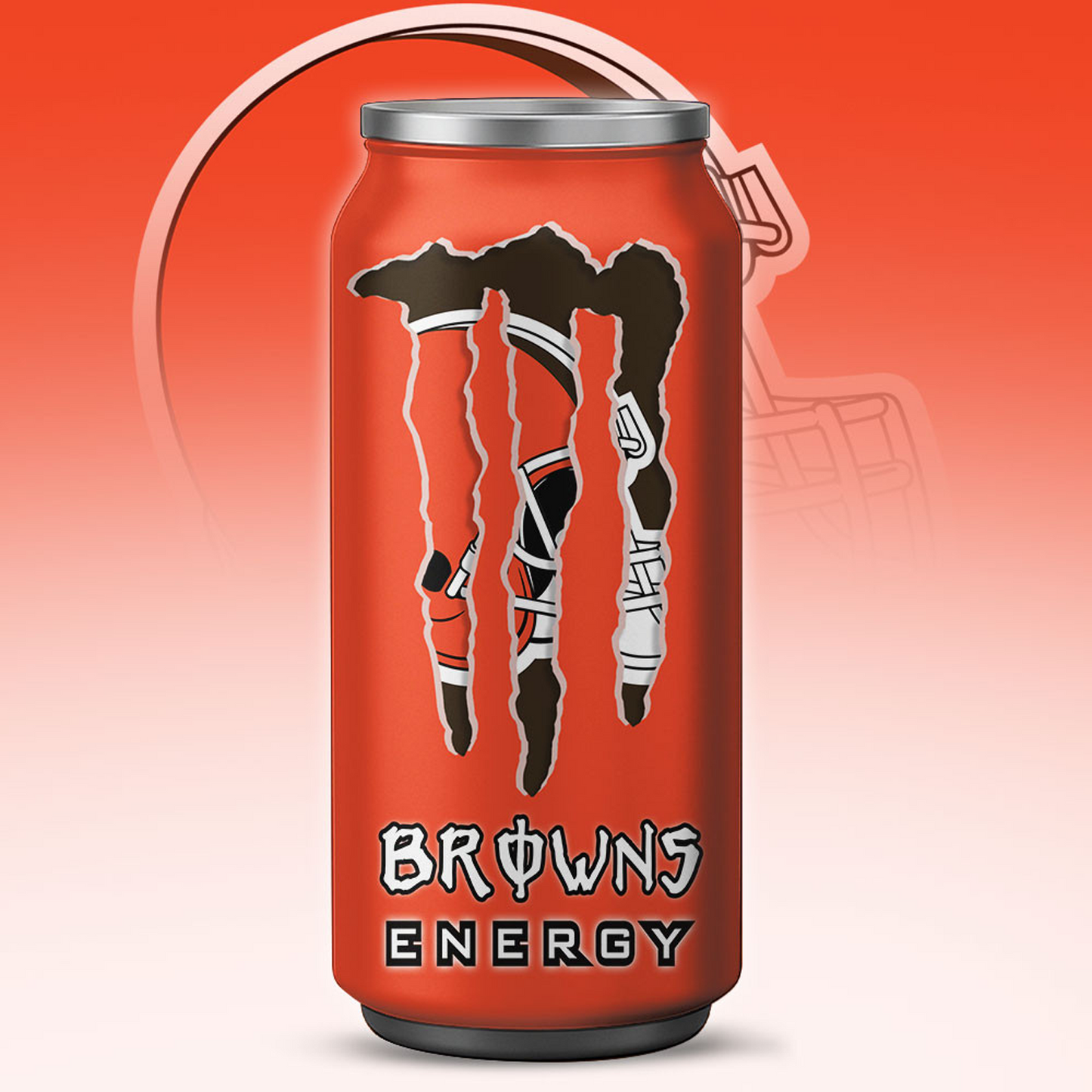 CLE x NFL Monster Energy Tumbler Gift for Fans DATND TANTD