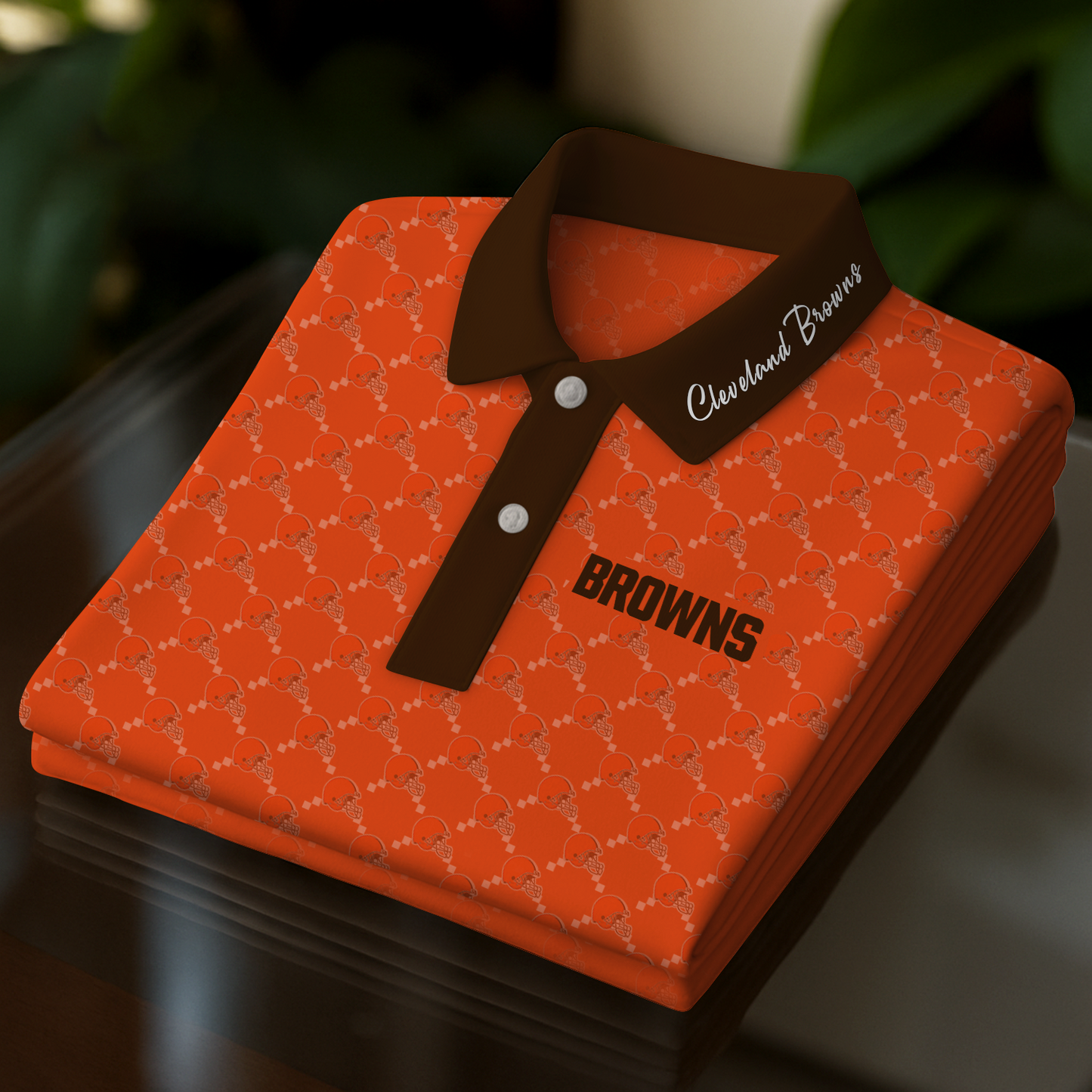 CLE x NFL Premium Polo Shirt 3008 DatND DVT