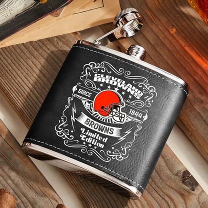 CLE x NFL Stainless Steel Flask DatND ThuongNH