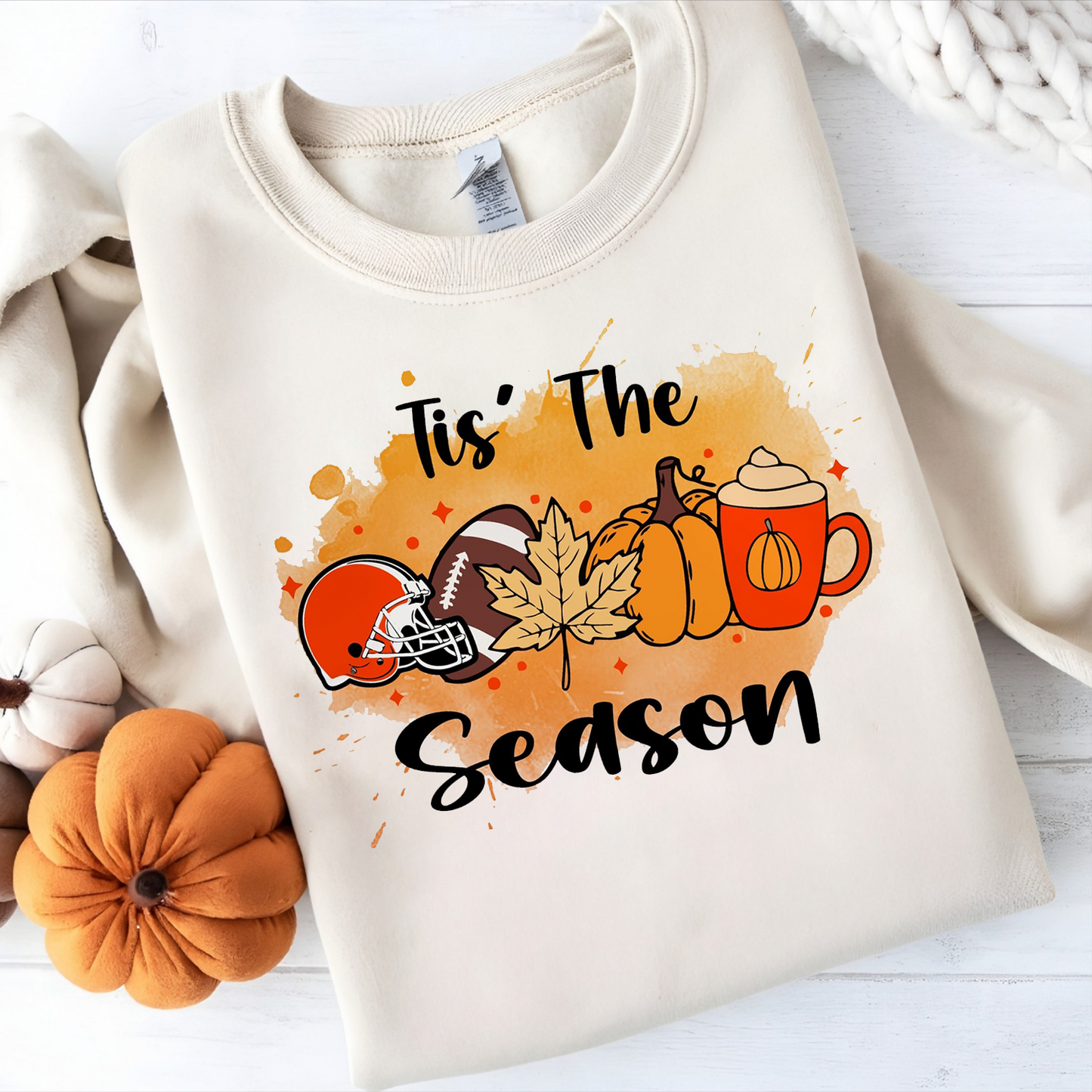 CLE x NFL Tis' The SeaSon Sweatshirt DatND DVT