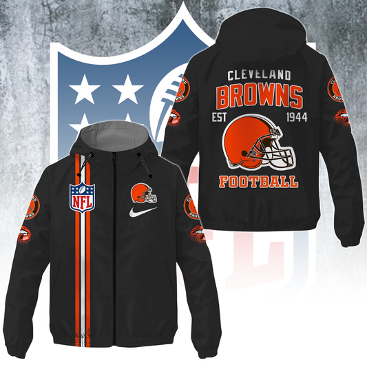 CLE x NFL Windbreaker Jacket DATND TANTD