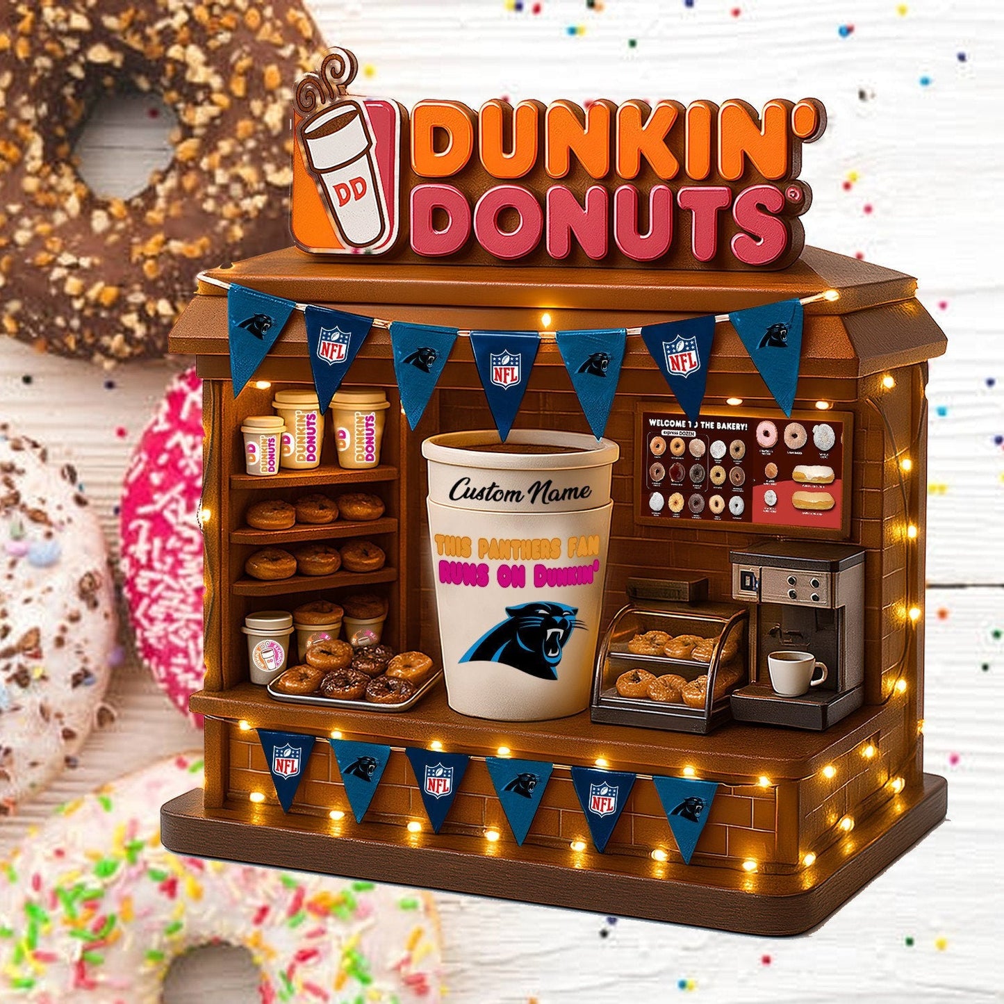 CP Acrylic Block - NFL x Dunkin Donuts Gift For Fans DDT CTND