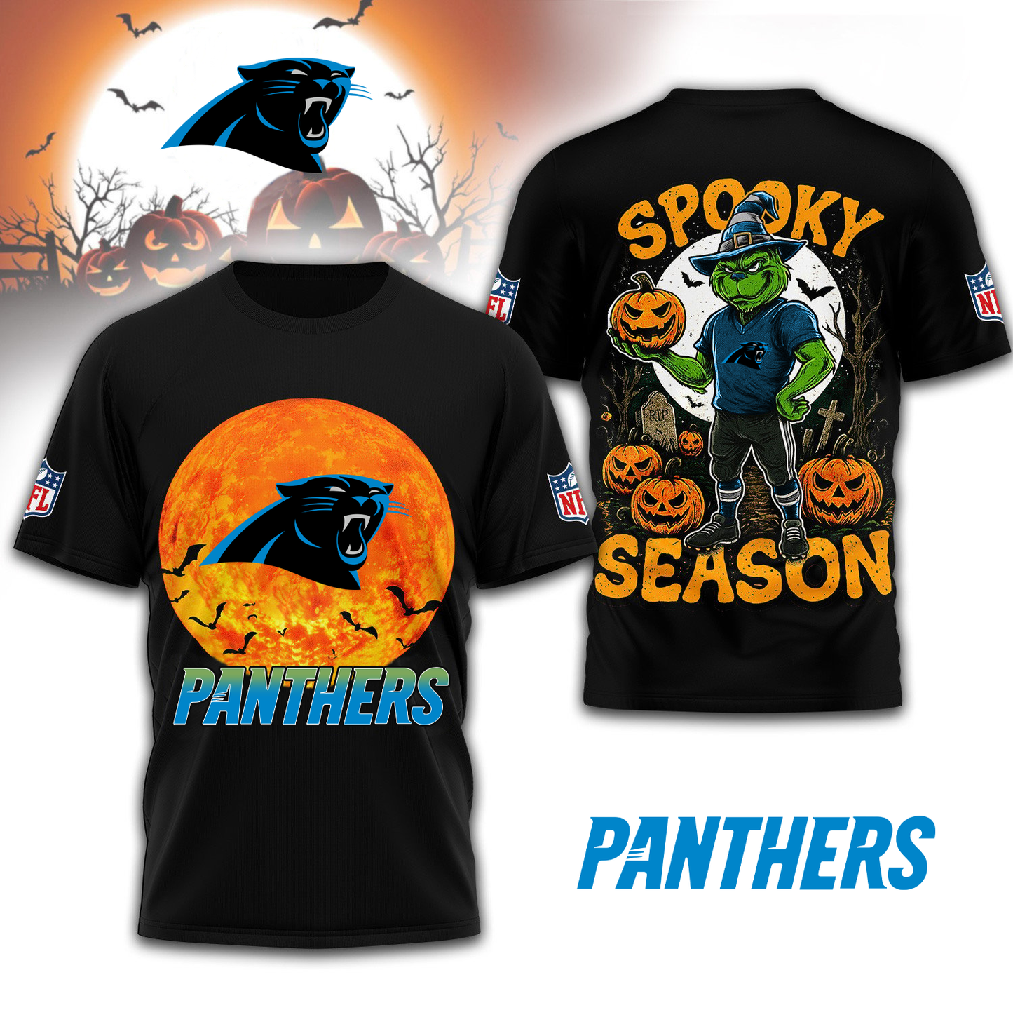 CP Premium NFL Spooky Season 3D Shirt DDT CTND