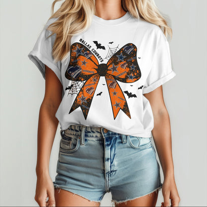 DAL x NFL Halloween Bow 3D Shirt 0409 DatND DVT