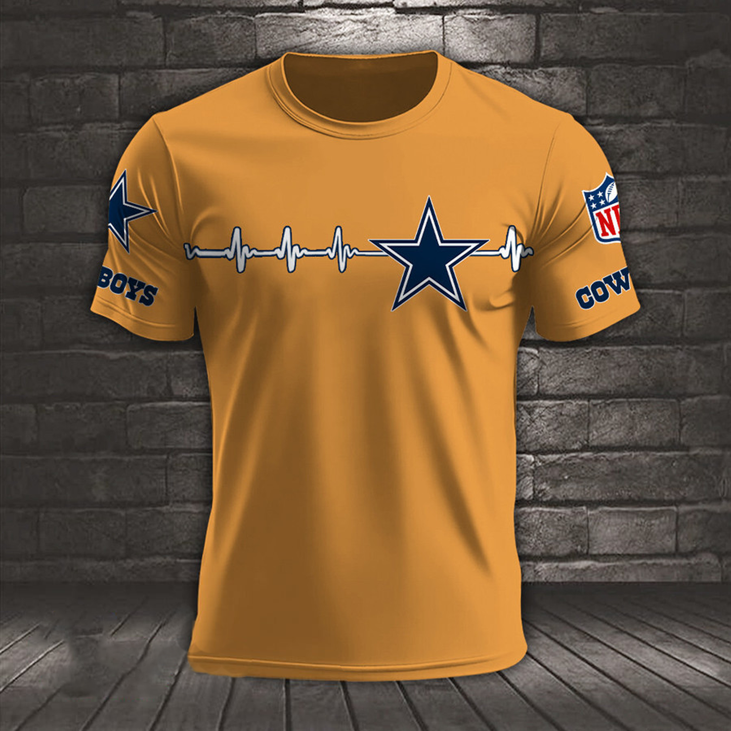 DAL x NFL Heart Rate Map Special 3D Shirt DatND ThuongNH